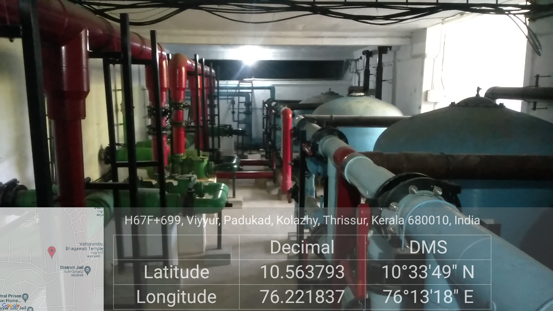 Water Recycling Unit - Vimala International Aquatic Academy